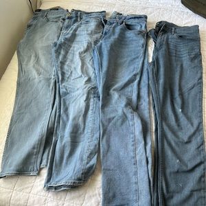 Vuori joggers & 4 pairs of jeans